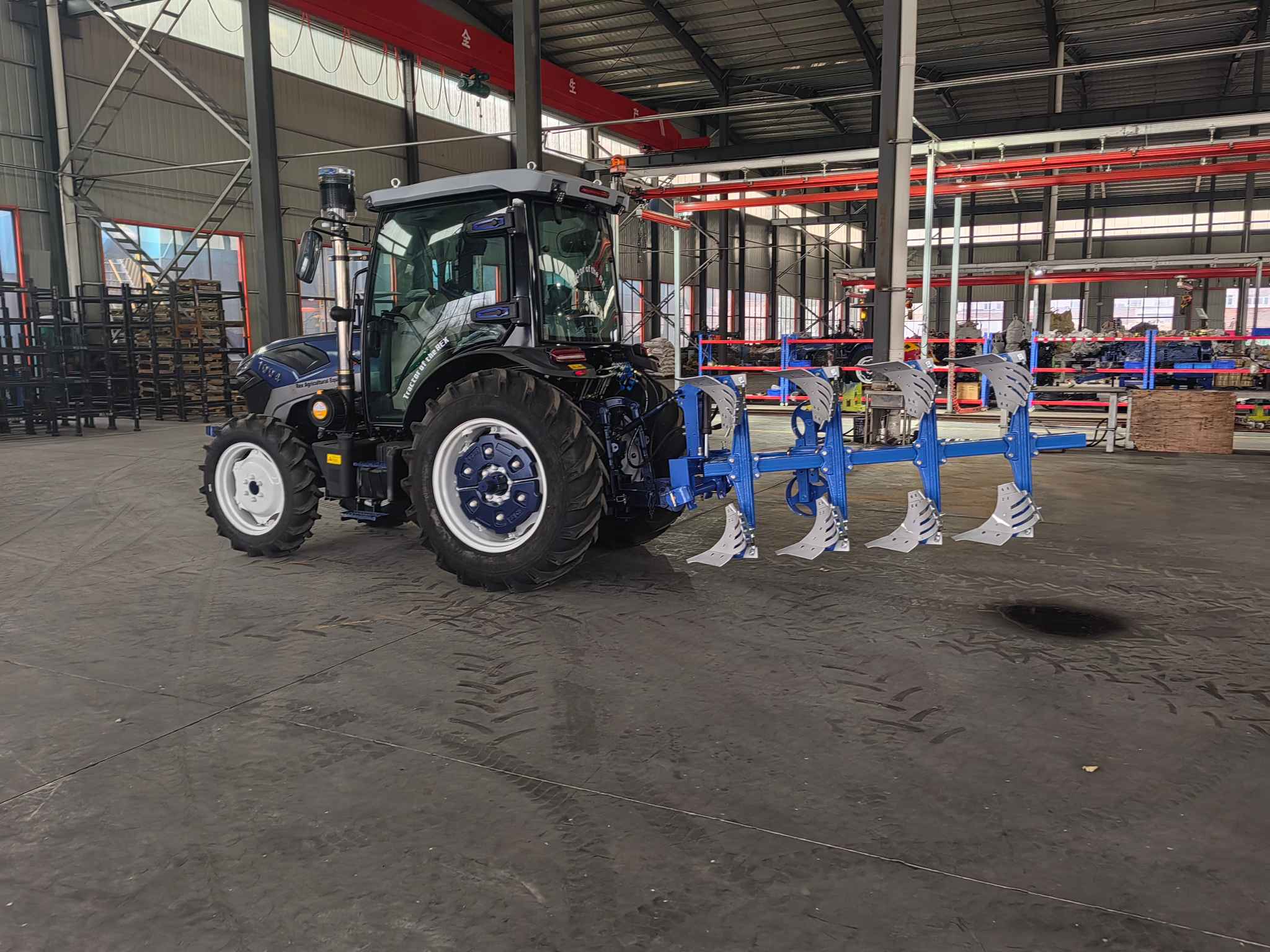 100HP Overturned Tractor